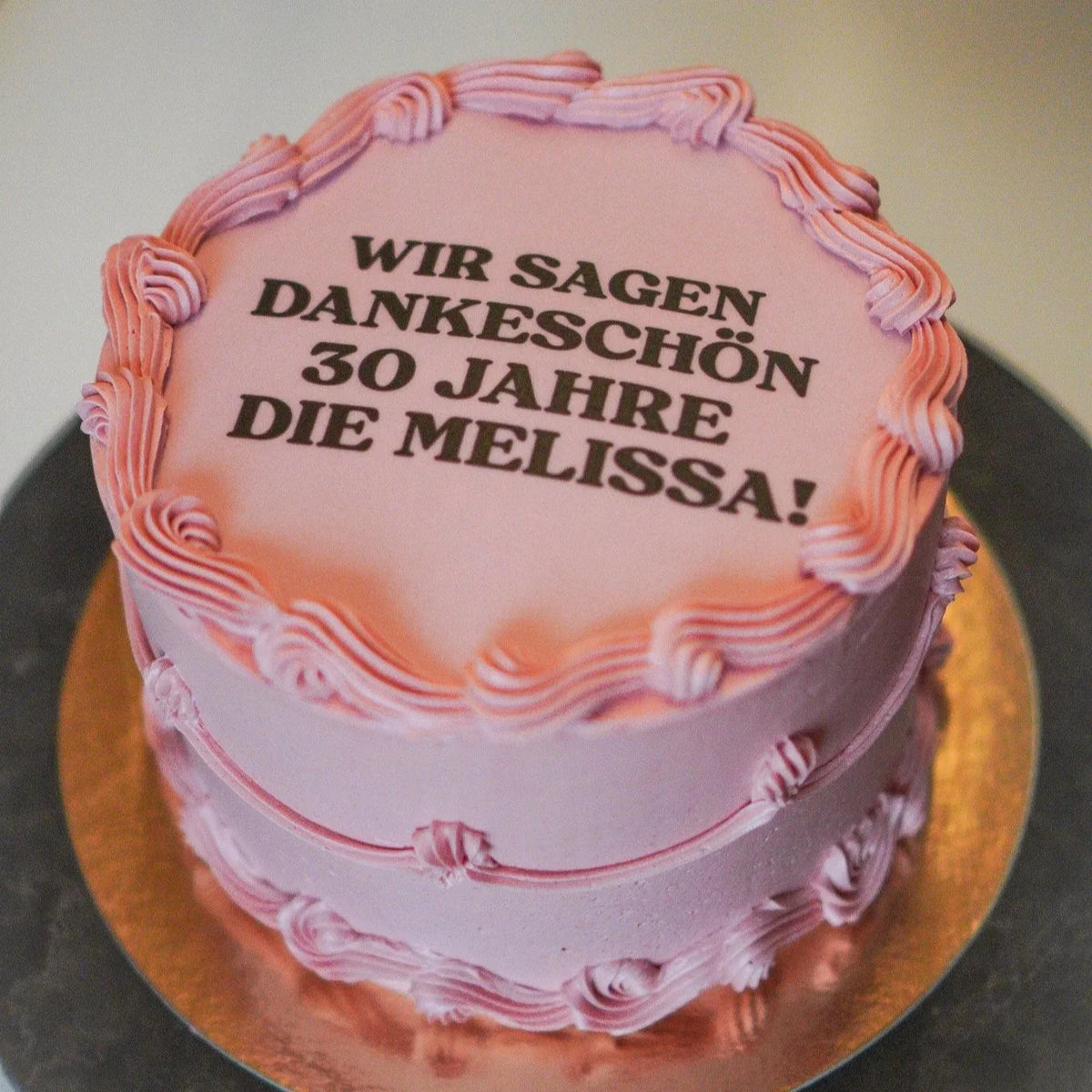 Essbares Tortenbild